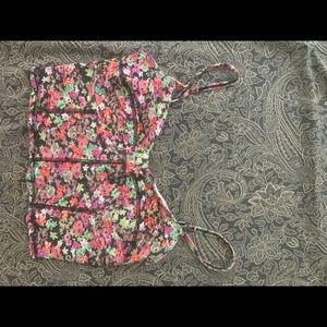 Floral crop top from Garage